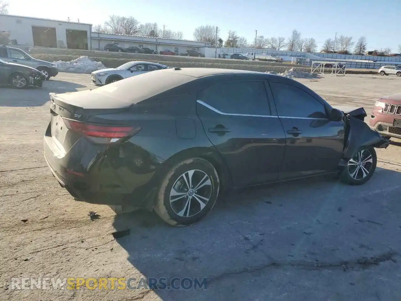 3 Photograph of a damaged car 3N1AB8CV1MY264590 NISSAN SENTRA 2021
