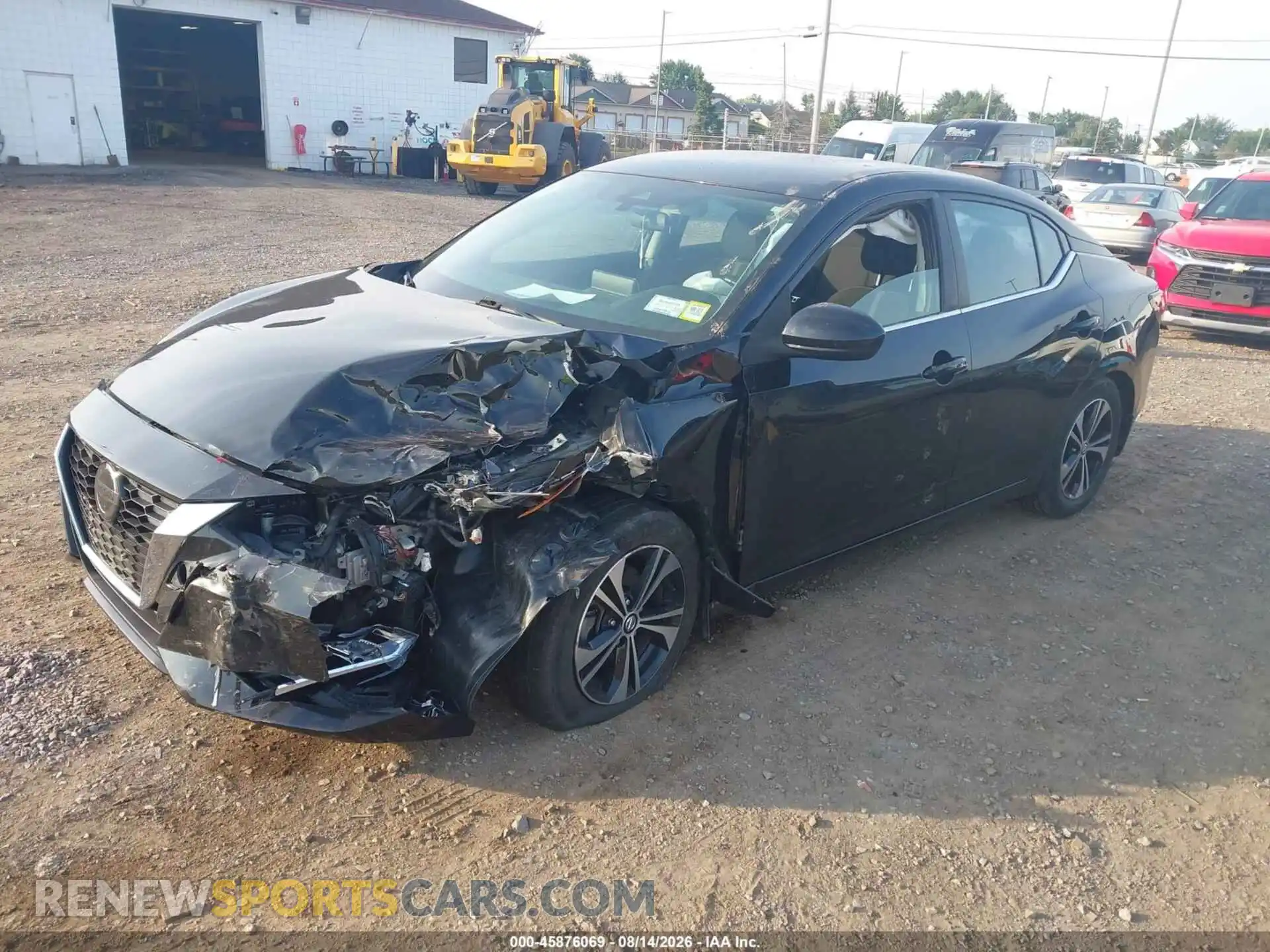 2 Photograph of a damaged car 3N1AB8CV1MY264914 NISSAN SENTRA 2021