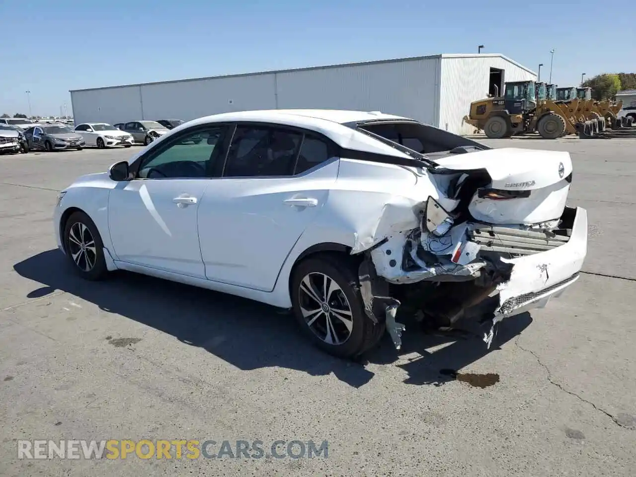 2 Photograph of a damaged car 3N1AB8CV1MY266260 NISSAN SENTRA 2021