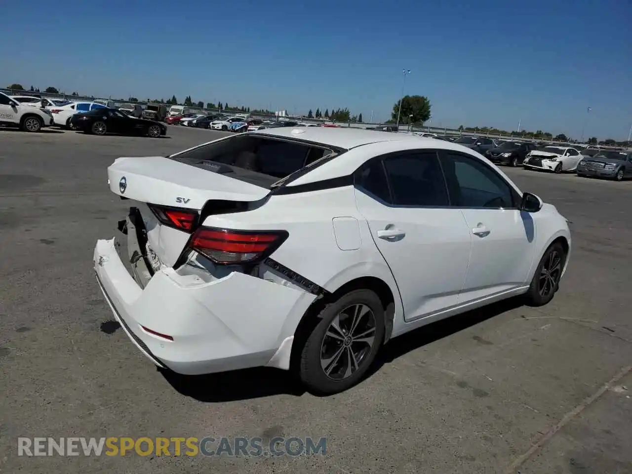 3 Photograph of a damaged car 3N1AB8CV1MY266260 NISSAN SENTRA 2021