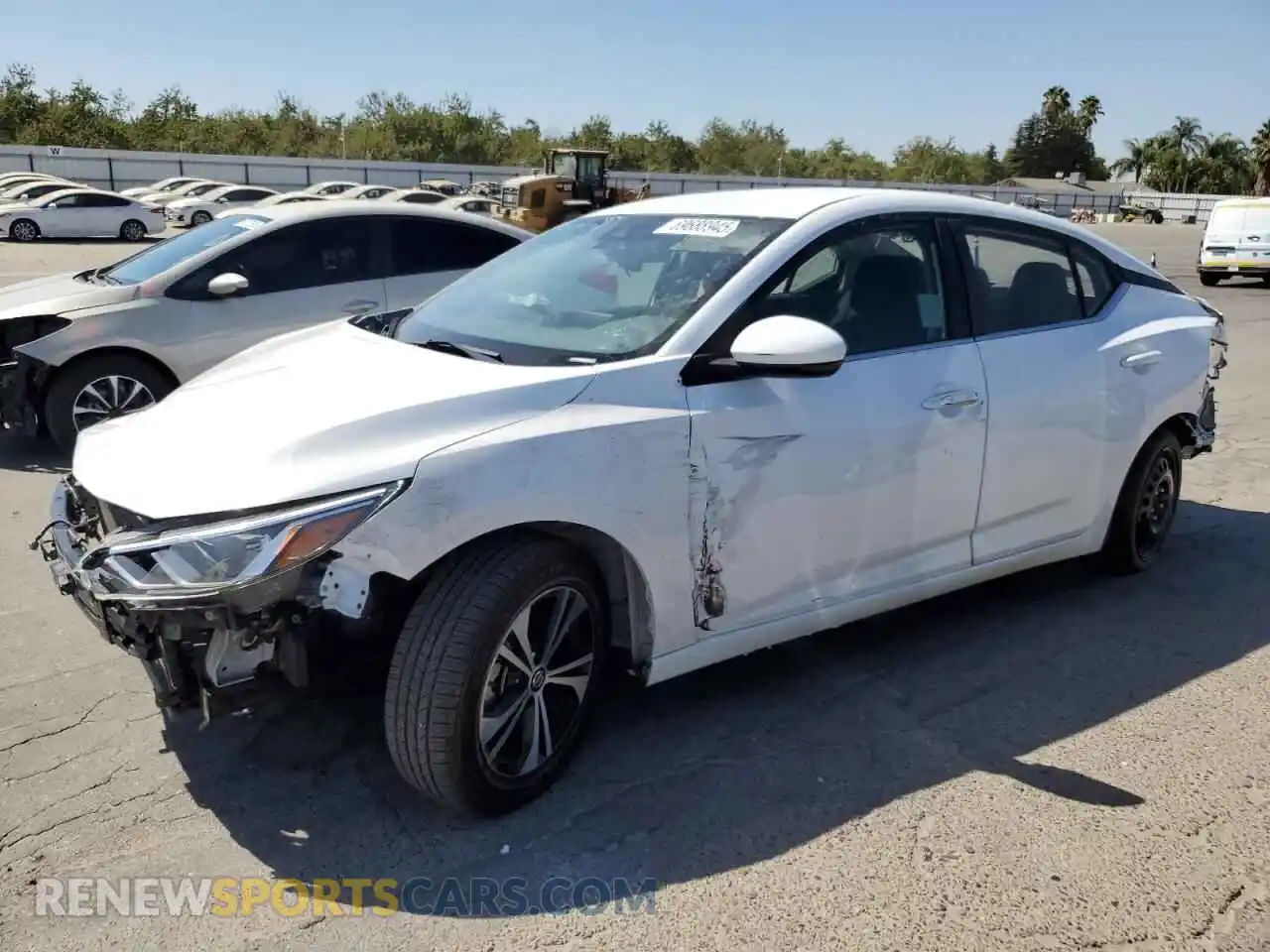 1 Photograph of a damaged car 3N1AB8CV1MY274181 NISSAN SENTRA 2021