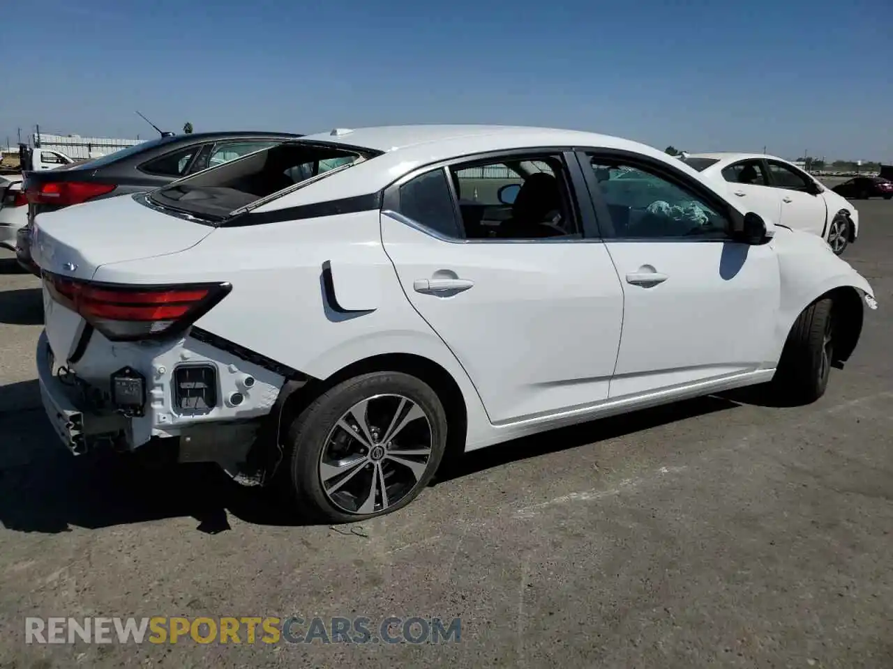 3 Photograph of a damaged car 3N1AB8CV1MY274181 NISSAN SENTRA 2021