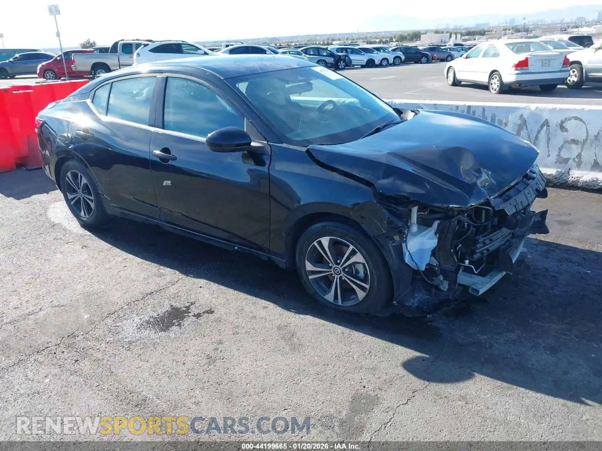1 fotografías del automóvil dañado 3N1AB8CV1MY275394 NISSAN SENTRA 2021