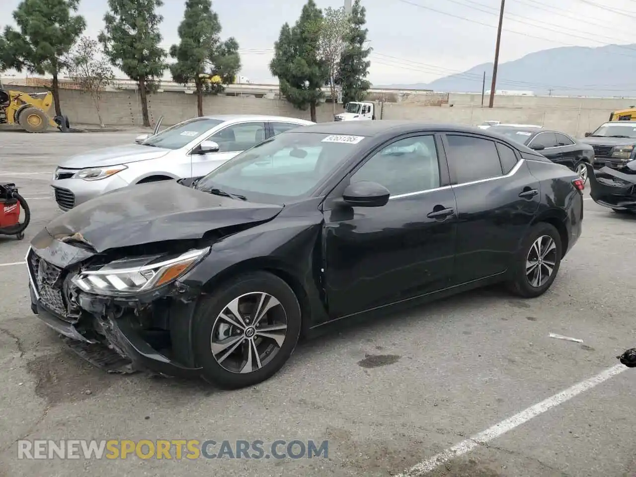 1 Photograph of a damaged car 3N1AB8CV1MY279994 NISSAN SENTRA 2021