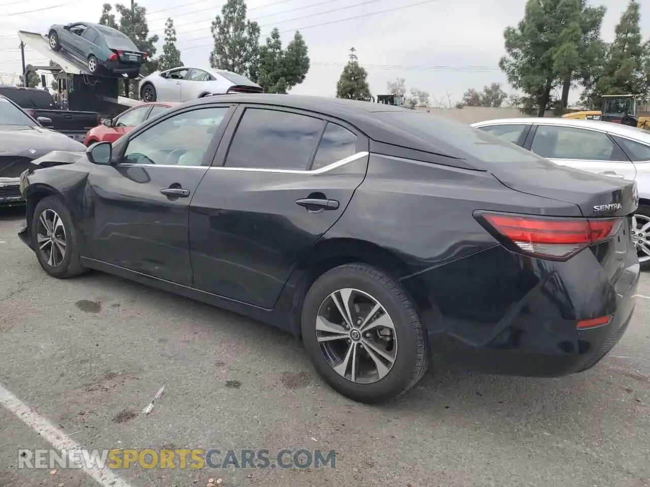 2 Photograph of a damaged car 3N1AB8CV1MY279994 NISSAN SENTRA 2021