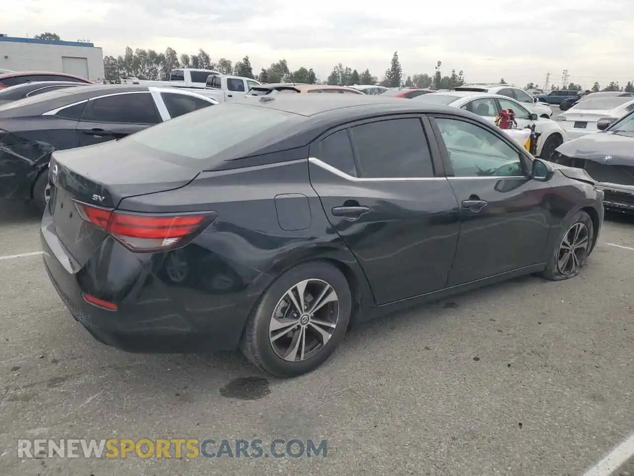 3 Photograph of a damaged car 3N1AB8CV1MY279994 NISSAN SENTRA 2021