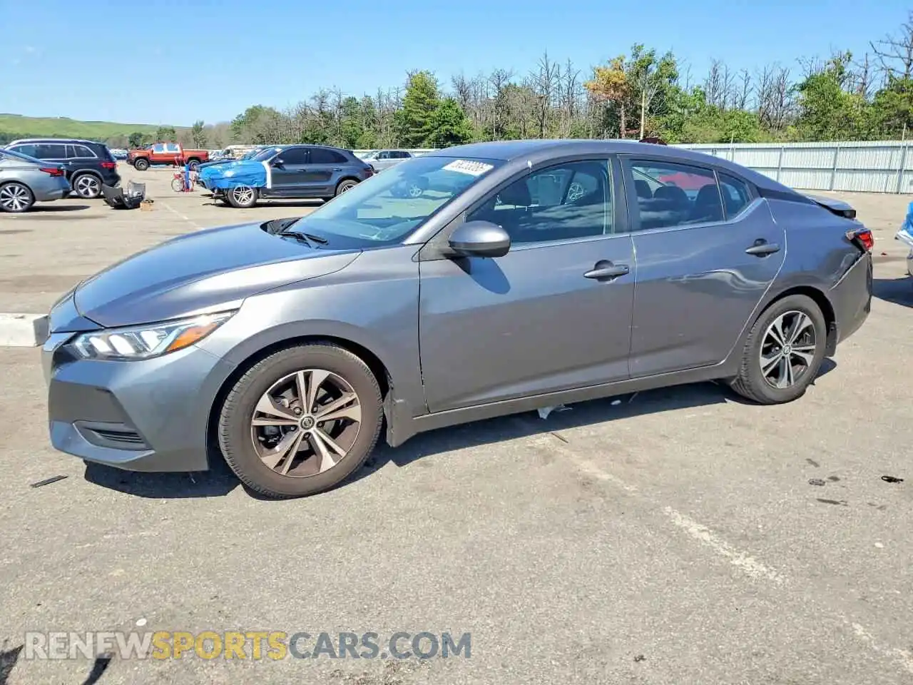 1 Photograph of a damaged car 3N1AB8CV1MY285942 NISSAN SENTRA 2021