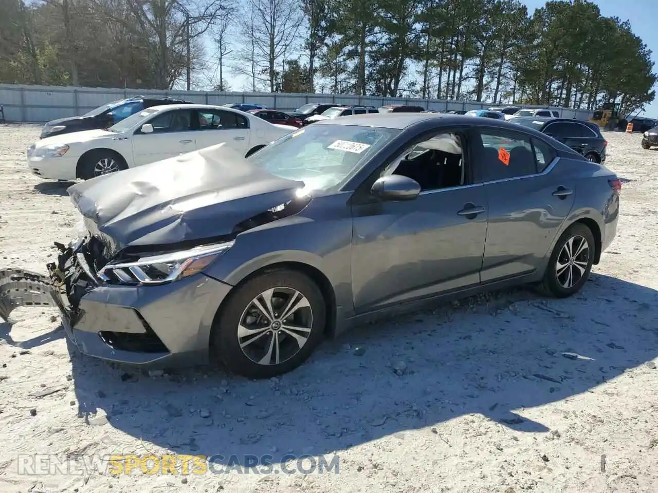 1 Photograph of a damaged car 3N1AB8CV1MY289683 NISSAN SENTRA 2021