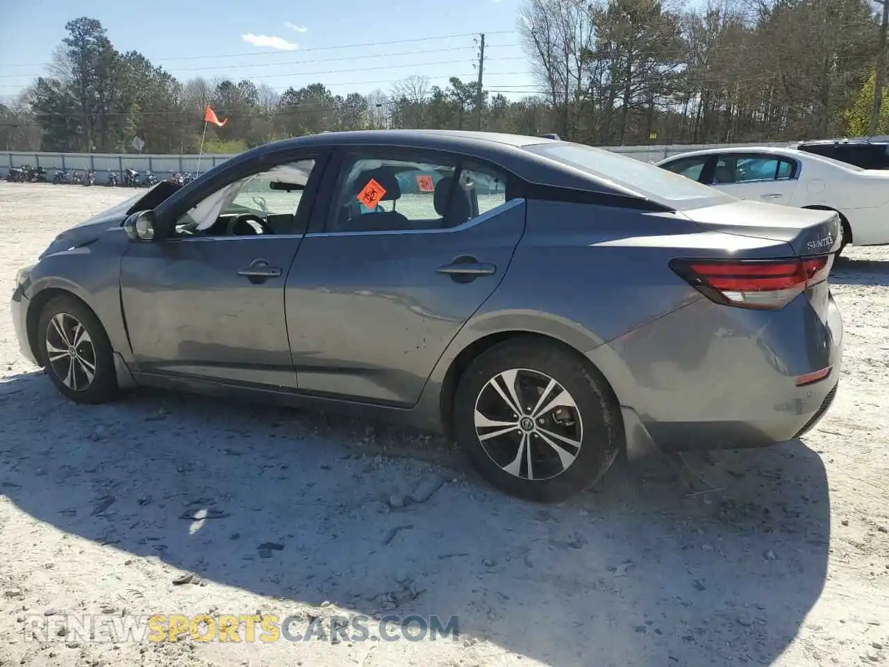 2 Photograph of a damaged car 3N1AB8CV1MY289683 NISSAN SENTRA 2021