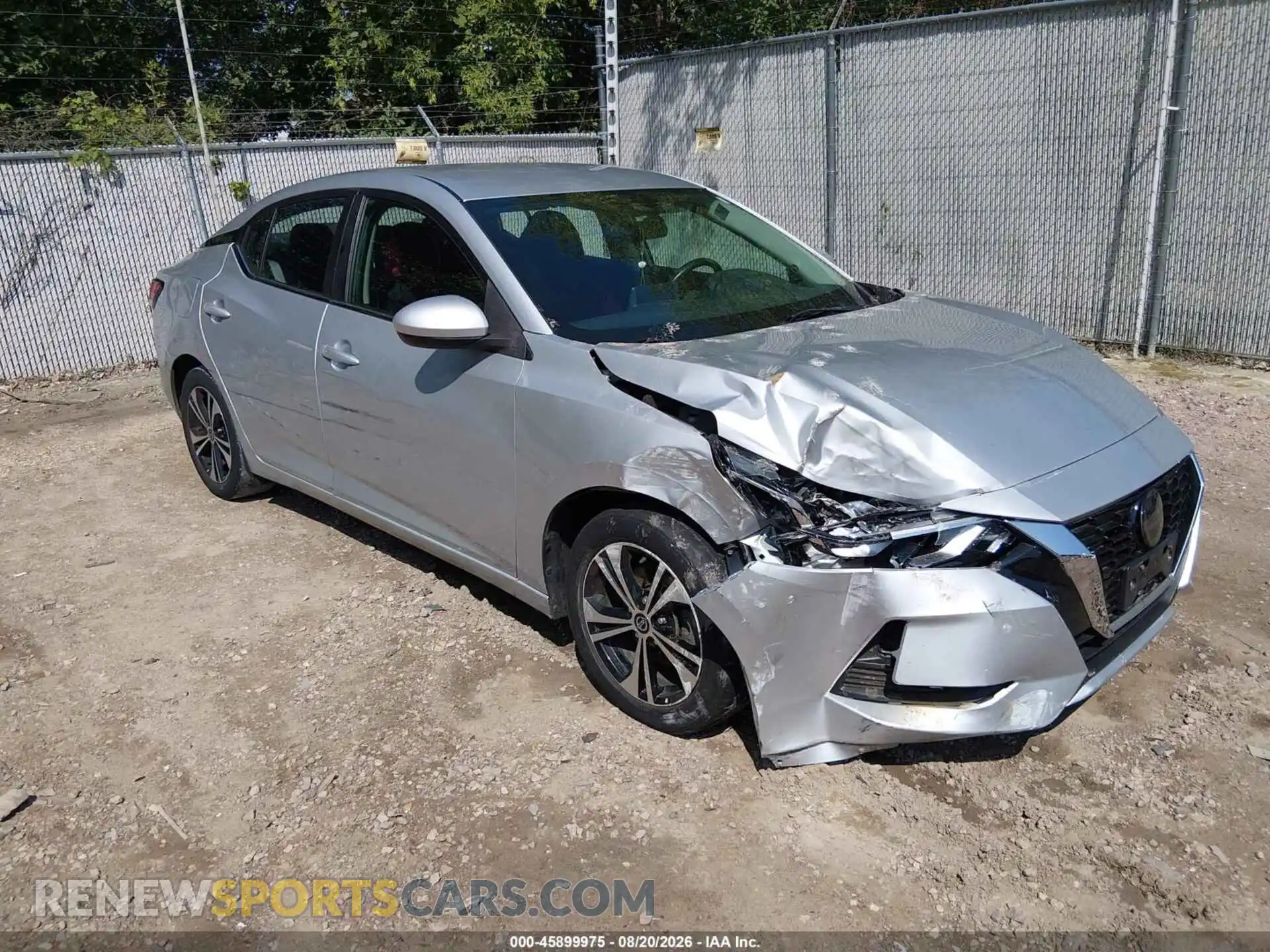 1 Photograph of a damaged car 3N1AB8CV1MY291725 NISSAN SENTRA 2021