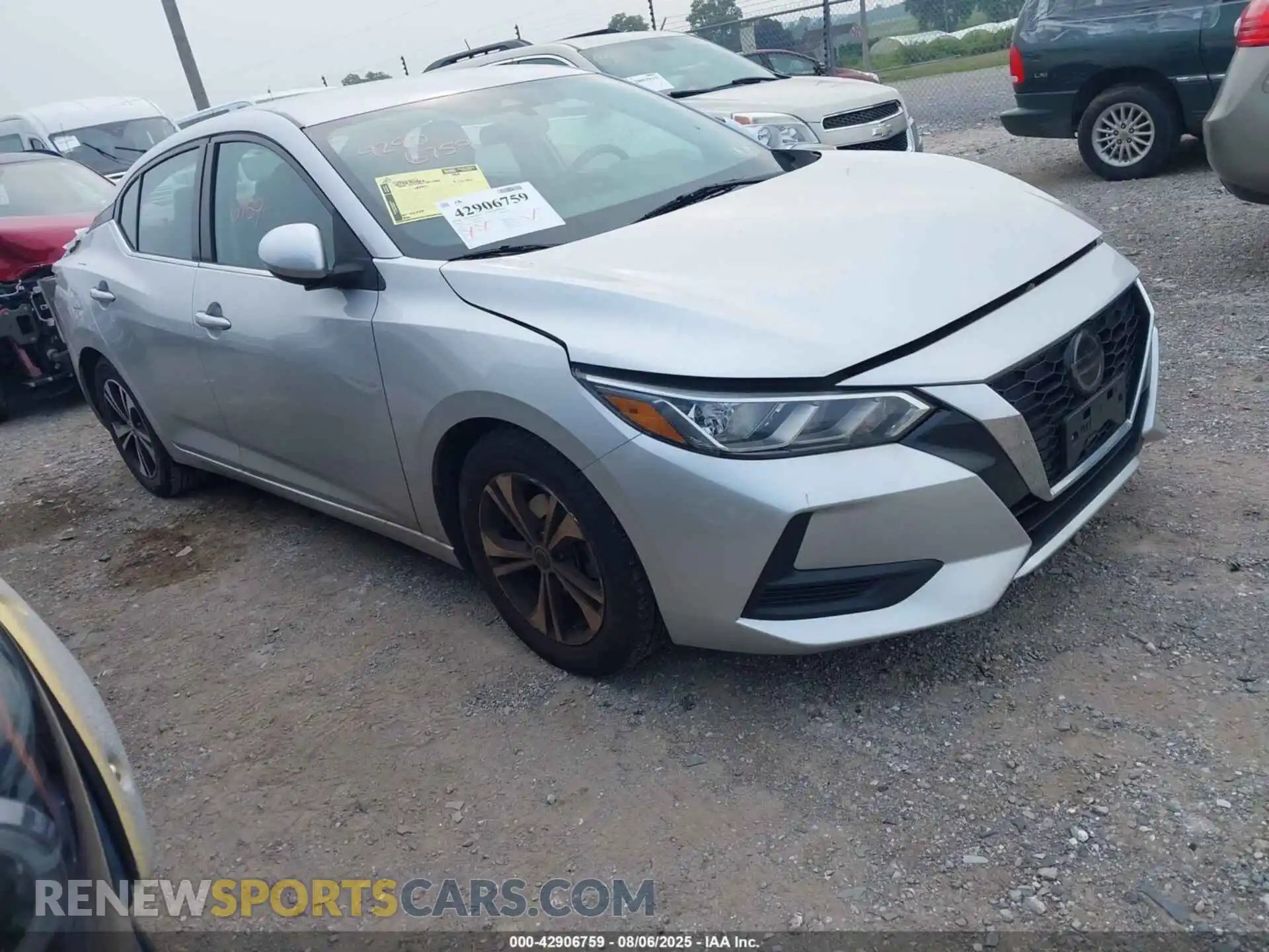 1 Photograph of a damaged car 3N1AB8CV1MY292972 NISSAN SENTRA 2021