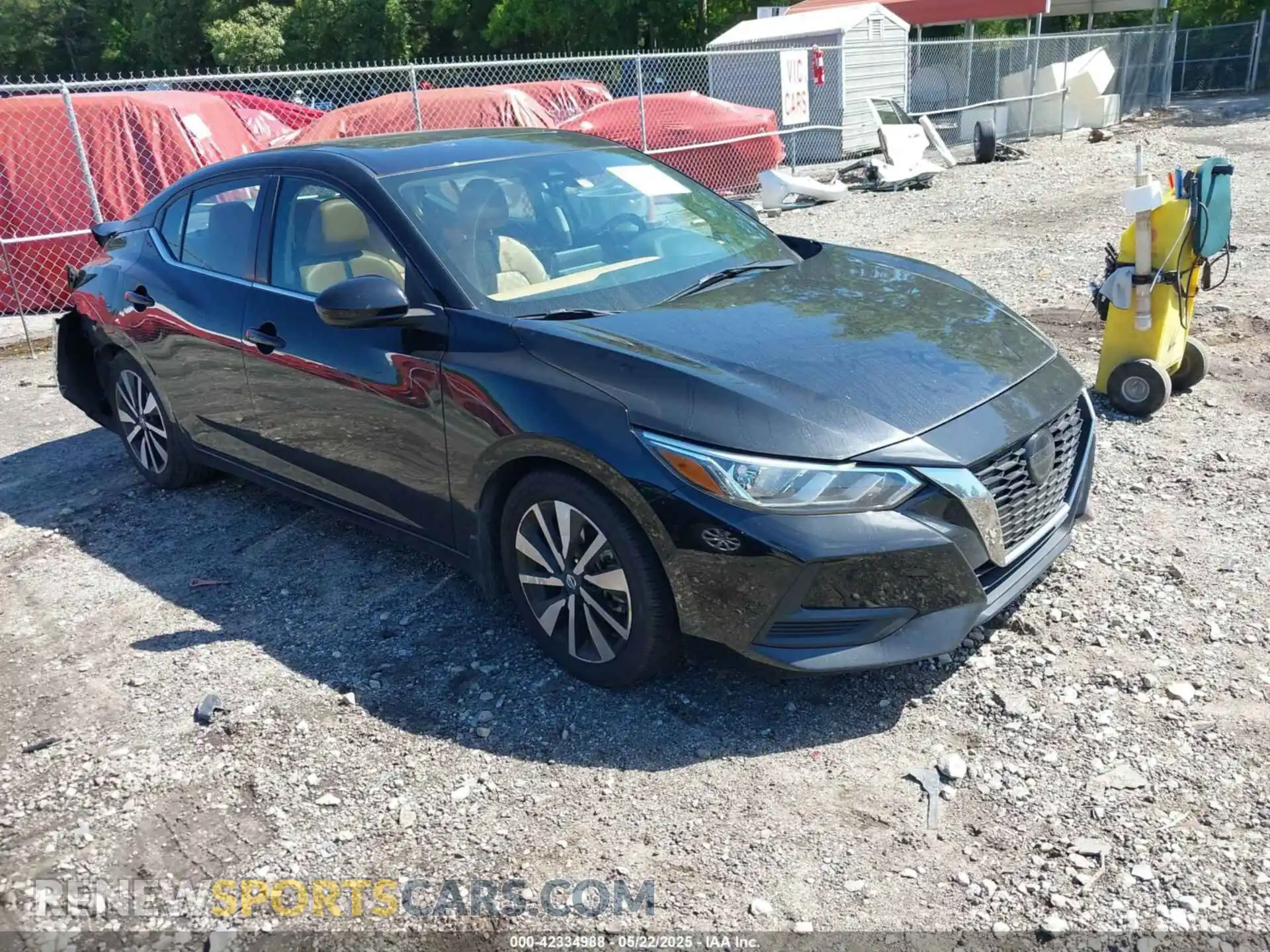 1 Photograph of a damaged car 3N1AB8CV1MY293619 NISSAN SENTRA 2021