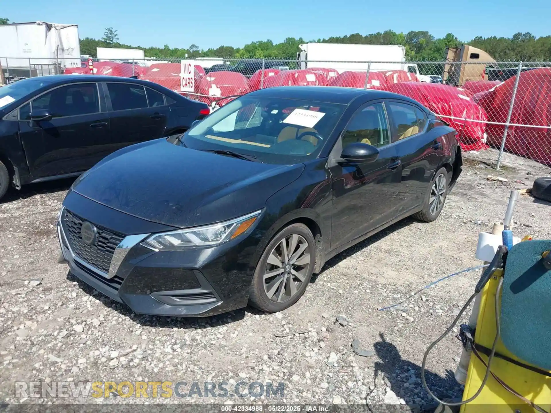 2 Photograph of a damaged car 3N1AB8CV1MY293619 NISSAN SENTRA 2021