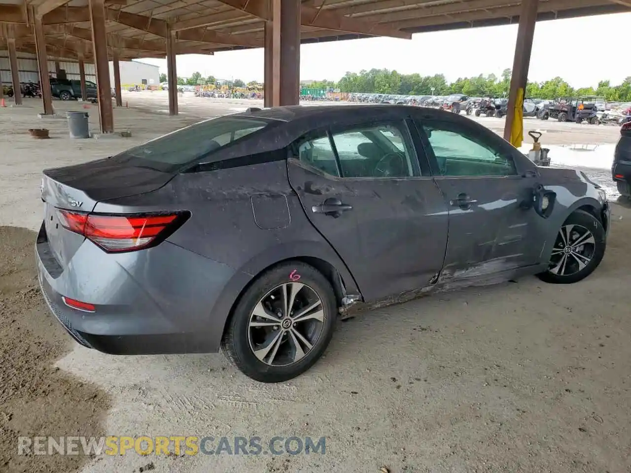 3 Photograph of a damaged car 3N1AB8CV1MY294219 NISSAN SENTRA 2021