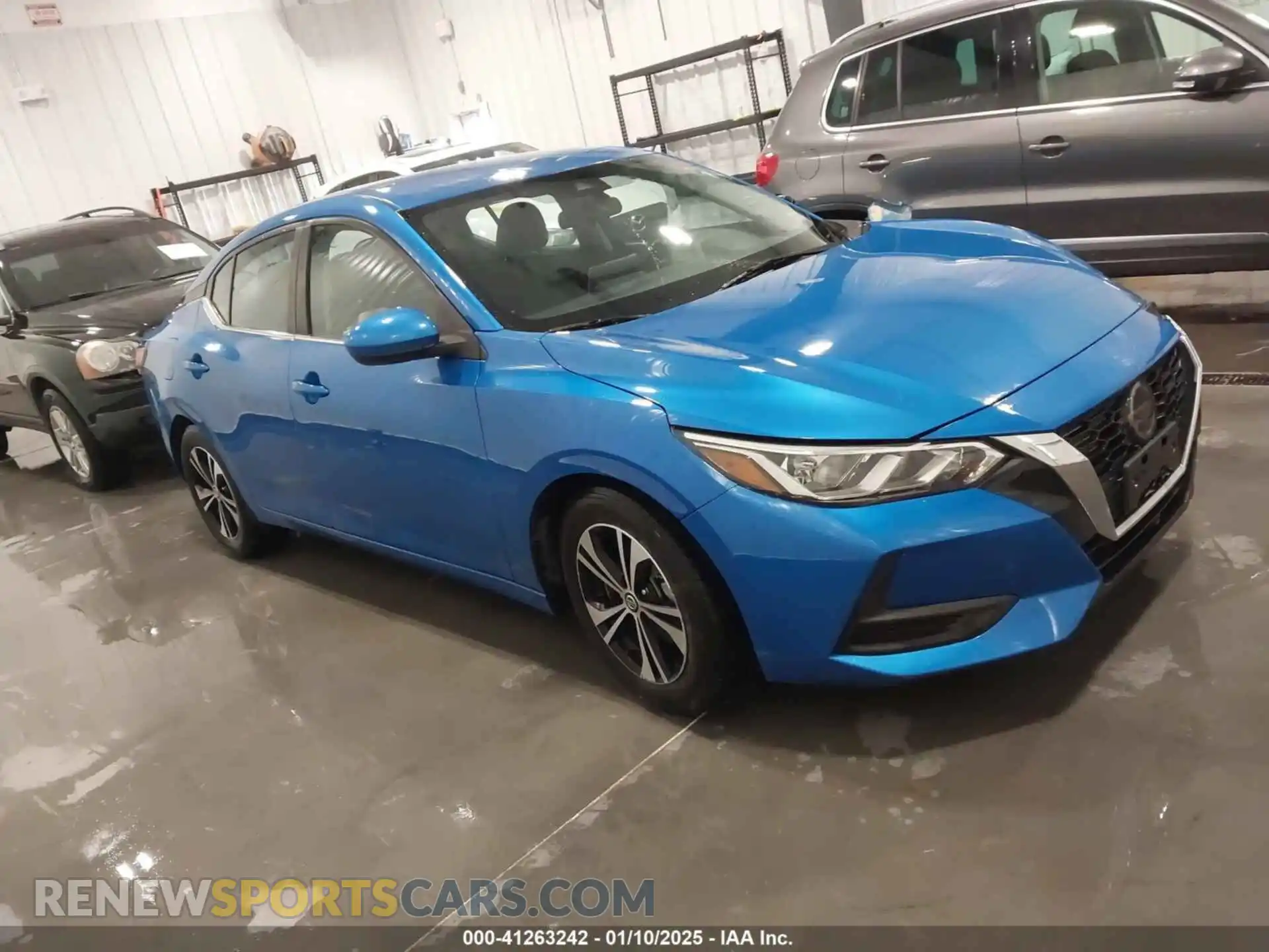 1 Photograph of a damaged car 3N1AB8CV1MY296567 NISSAN SENTRA 2021