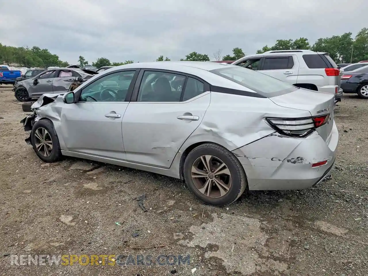 2 Photograph of a damaged car 3N1AB8CV1MY299307 NISSAN SENTRA 2021