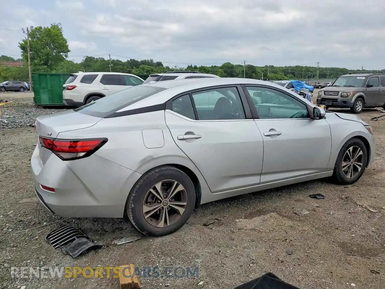 3 Photograph of a damaged car 3N1AB8CV1MY299307 NISSAN SENTRA 2021