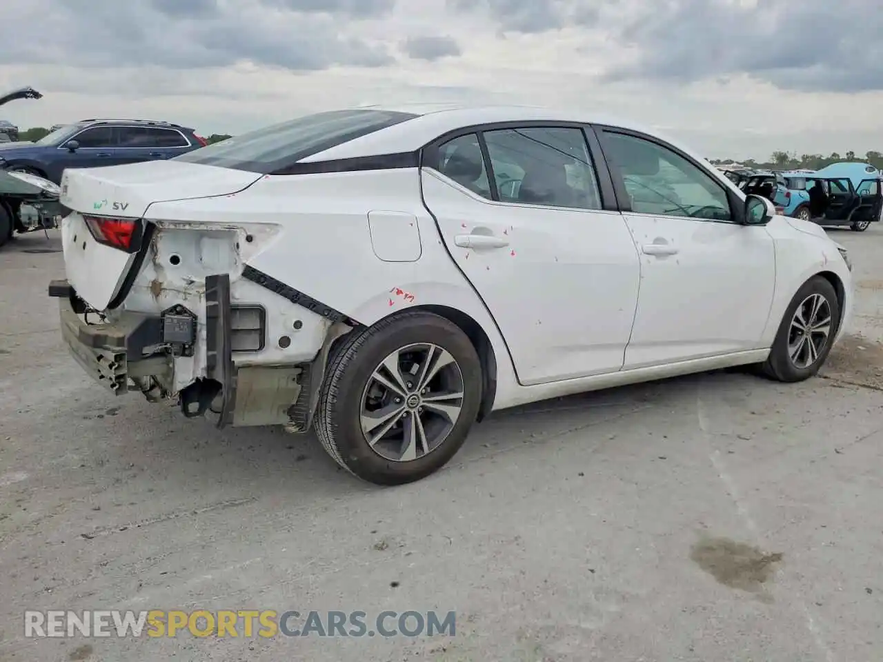 3 Photograph of a damaged car 3N1AB8CV1MY300374 NISSAN SENTRA 2021