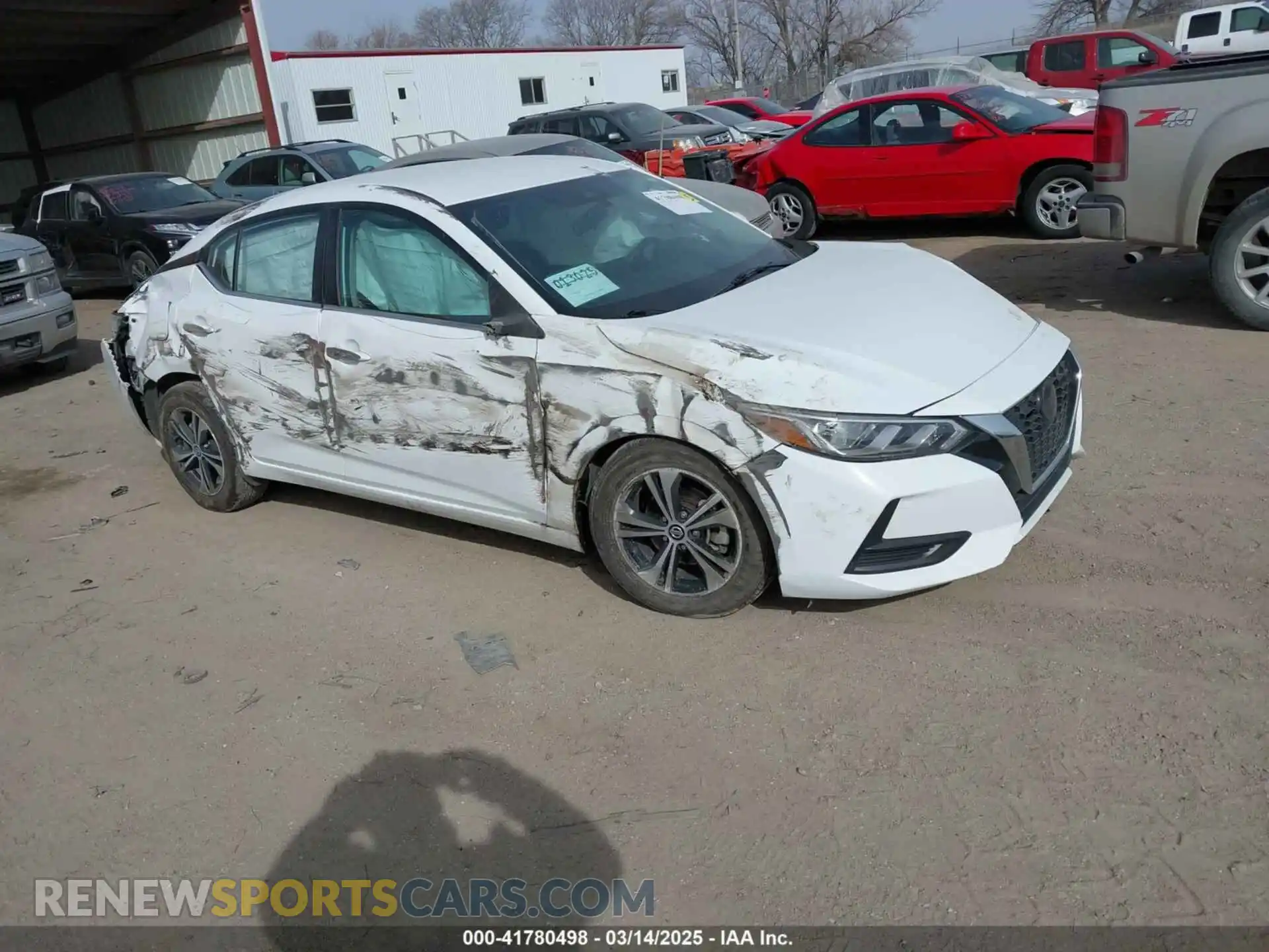 1 Photograph of a damaged car 3N1AB8CV1MY301024 NISSAN SENTRA 2021