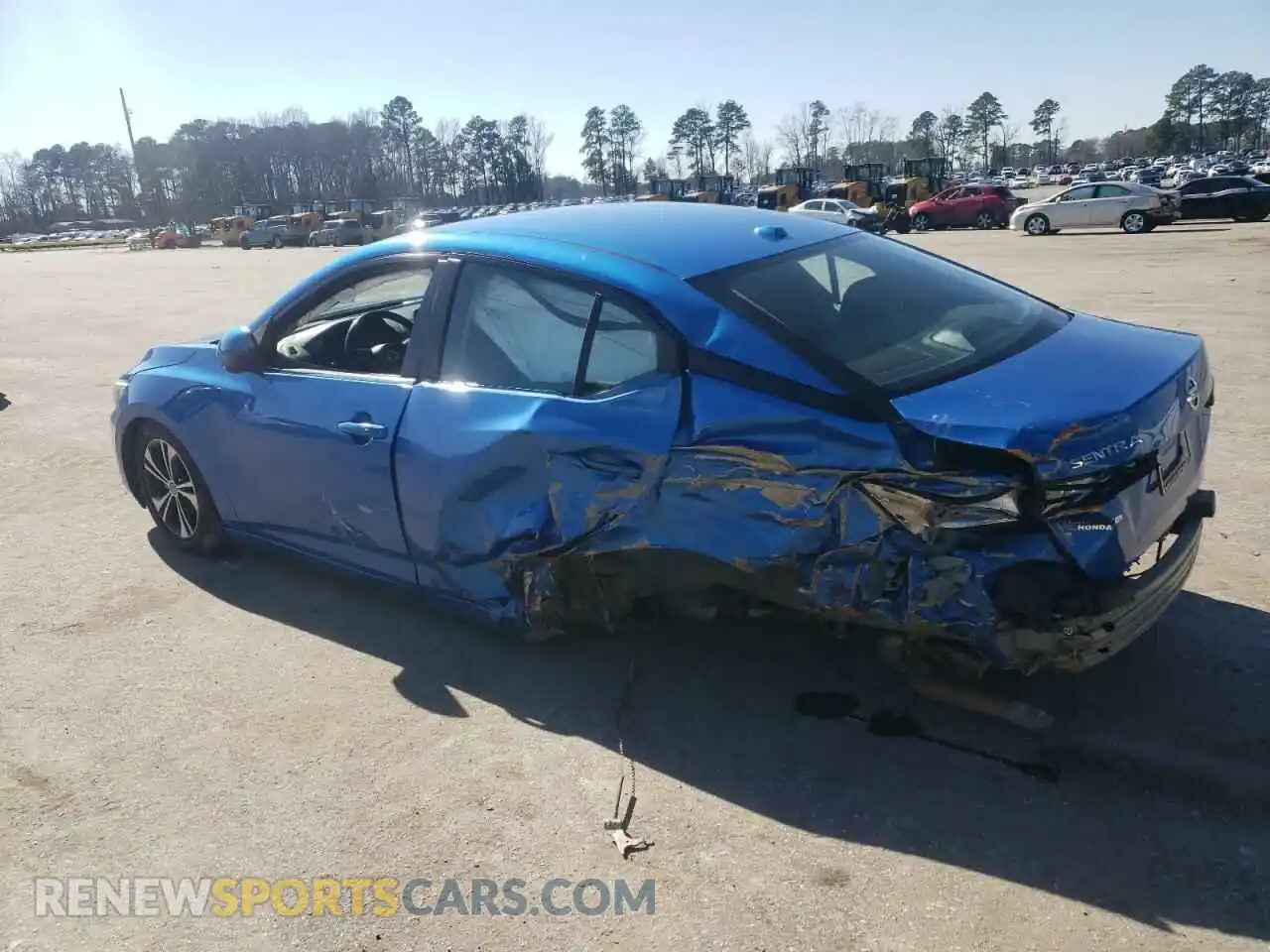 2 Photograph of a damaged car 3N1AB8CV1MY303856 NISSAN SENTRA 2021