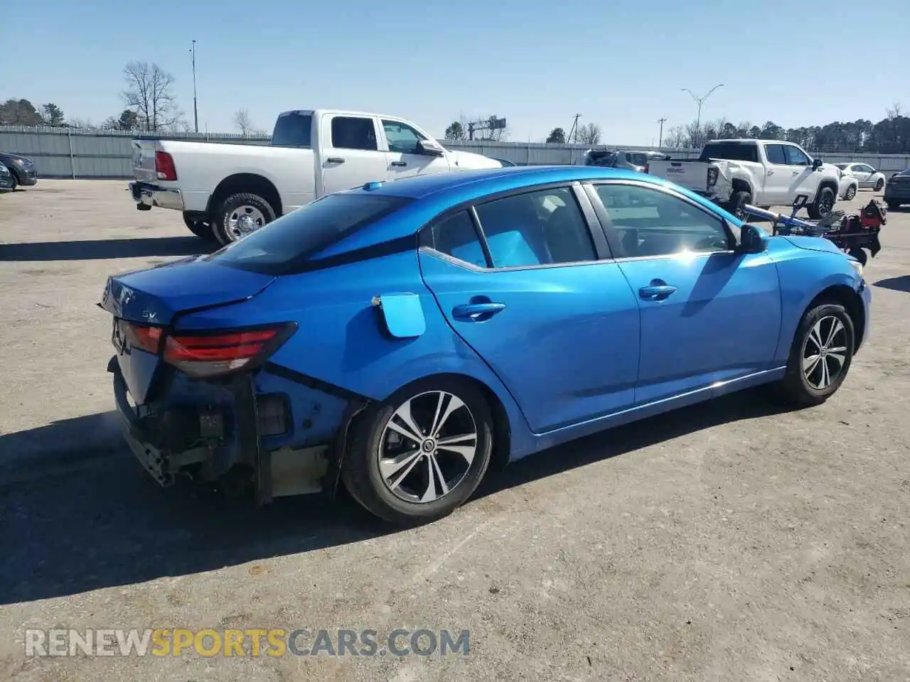 3 Photograph of a damaged car 3N1AB8CV1MY303856 NISSAN SENTRA 2021