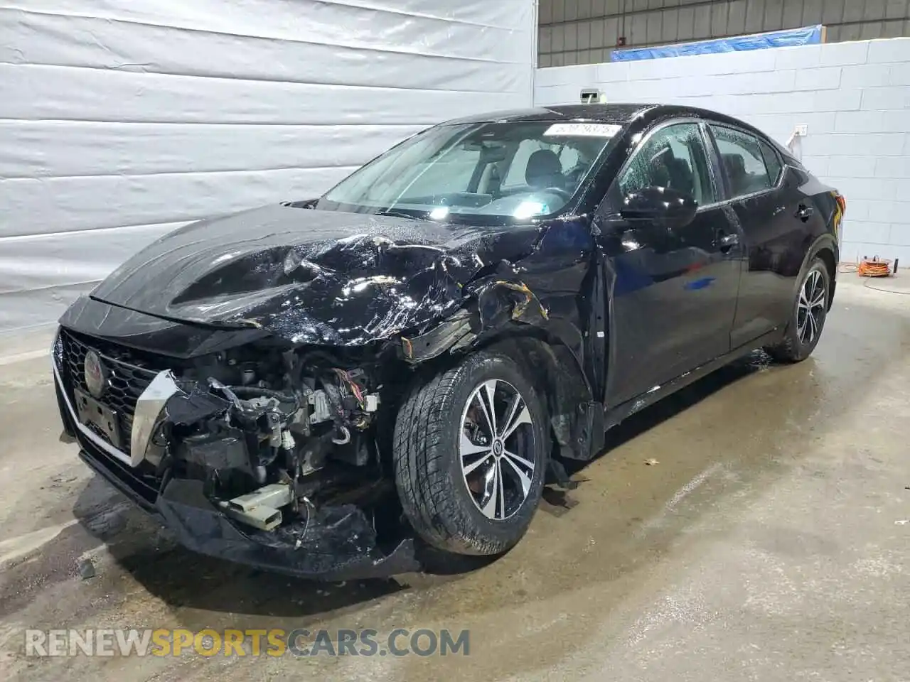 1 Photograph of a damaged car 3N1AB8CV1MY307051 NISSAN SENTRA 2021