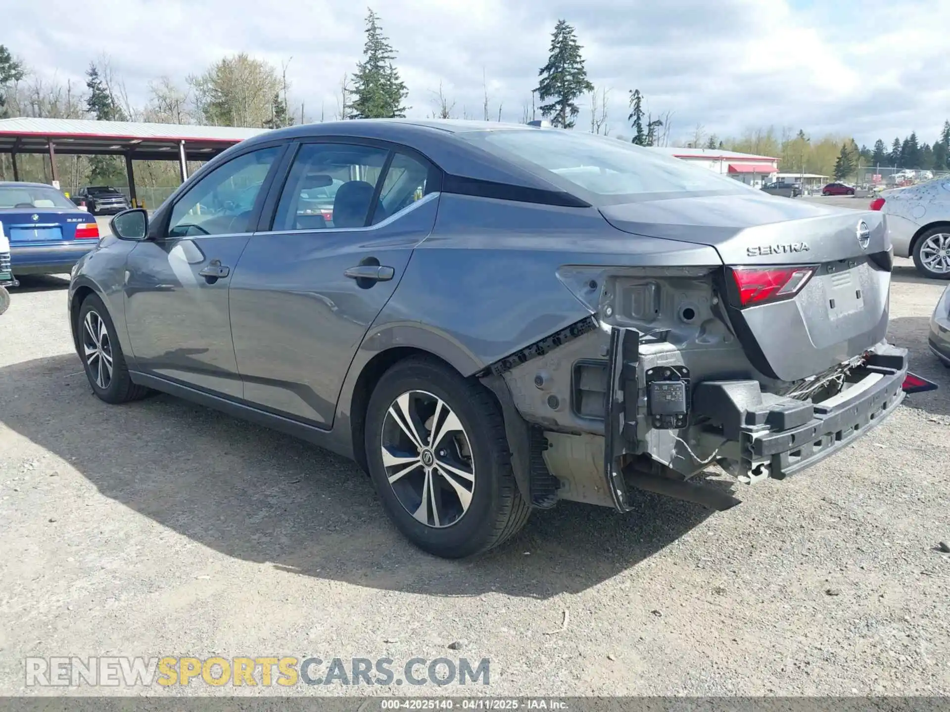 3 Photograph of a damaged car 3N1AB8CV1MY308670 NISSAN SENTRA 2021
