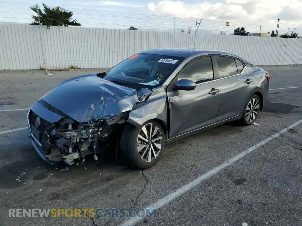 1 Photograph of a damaged car 3N1AB8CV1MY317093 NISSAN SENTRA 2021