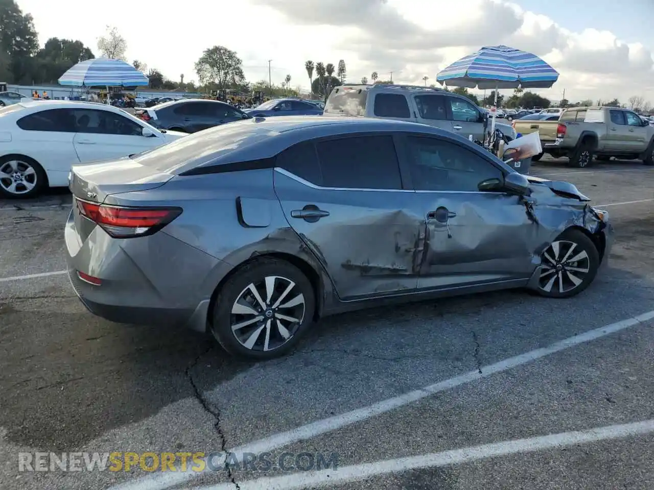 3 Photograph of a damaged car 3N1AB8CV1MY317093 NISSAN SENTRA 2021