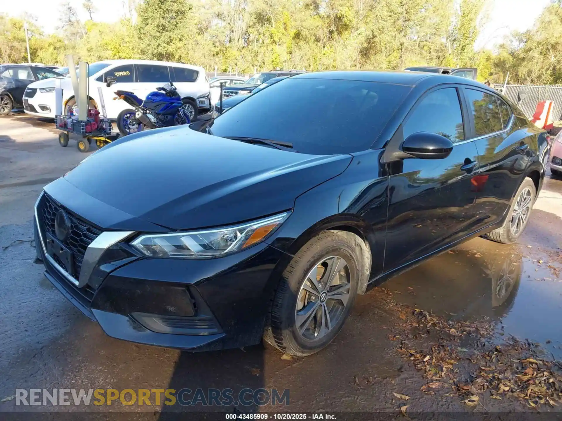 2 Photograph of a damaged car 3N1AB8CV1MY322035 NISSAN SENTRA 2021