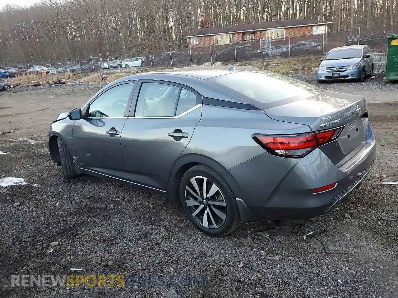 2 Photograph of a damaged car 3N1AB8CV1MY325484 NISSAN SENTRA 2021