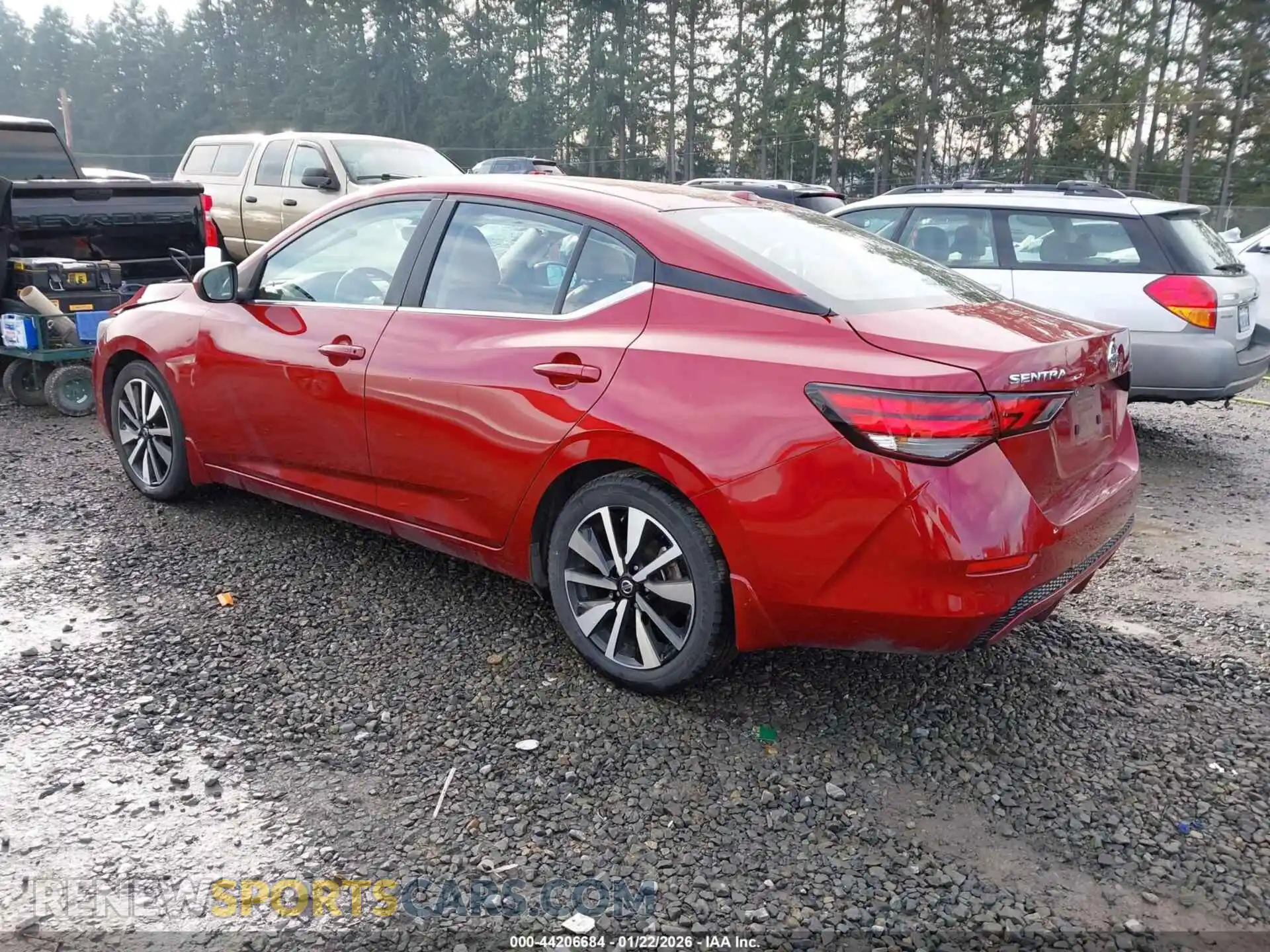 3 Photograph of a damaged car 3N1AB8CV1MY325596 NISSAN SENTRA 2021