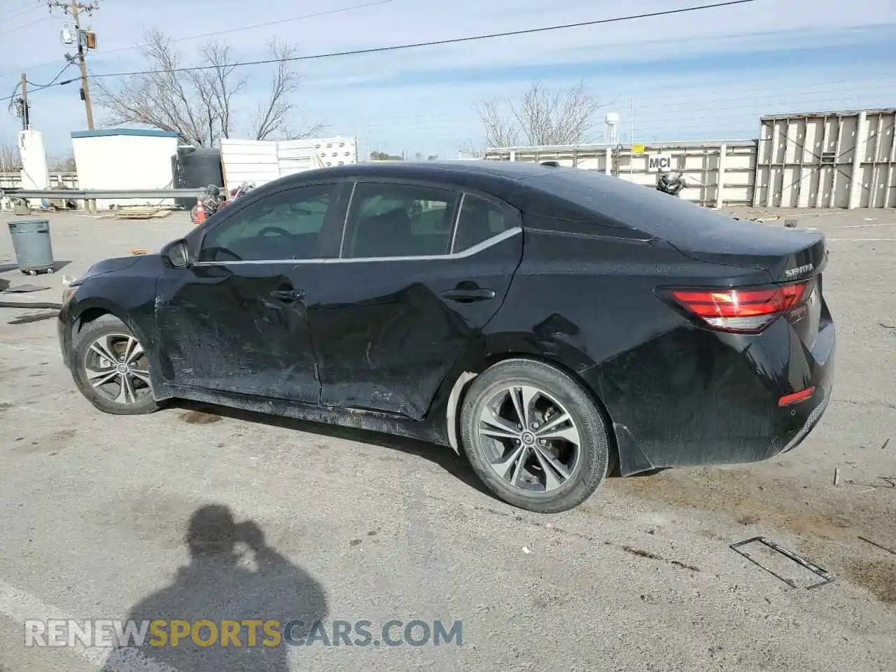2 Photograph of a damaged car 3N1AB8CV1MY327235 NISSAN SENTRA 2021