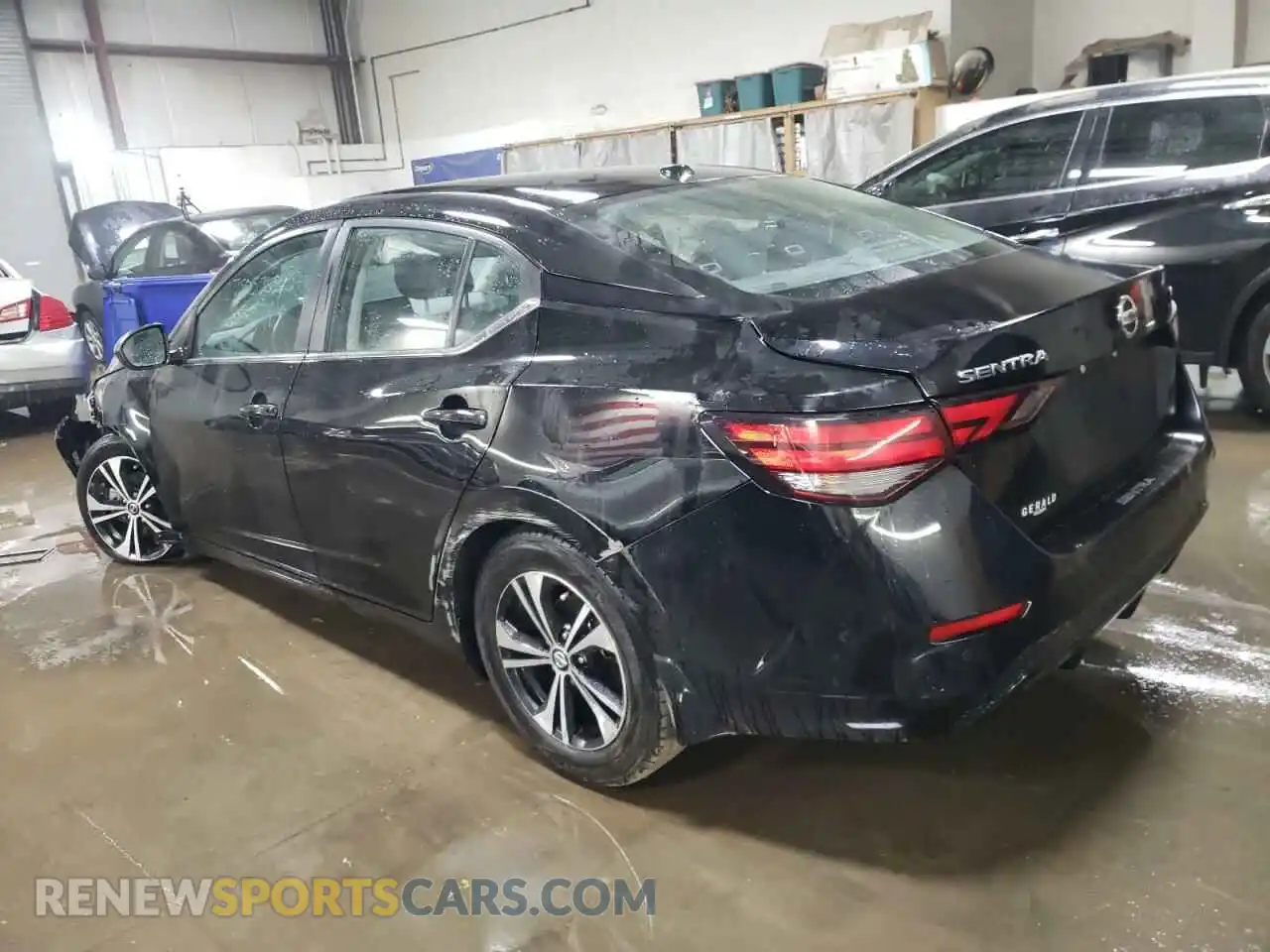 2 Photograph of a damaged car 3N1AB8CV1MY329809 NISSAN SENTRA 2021