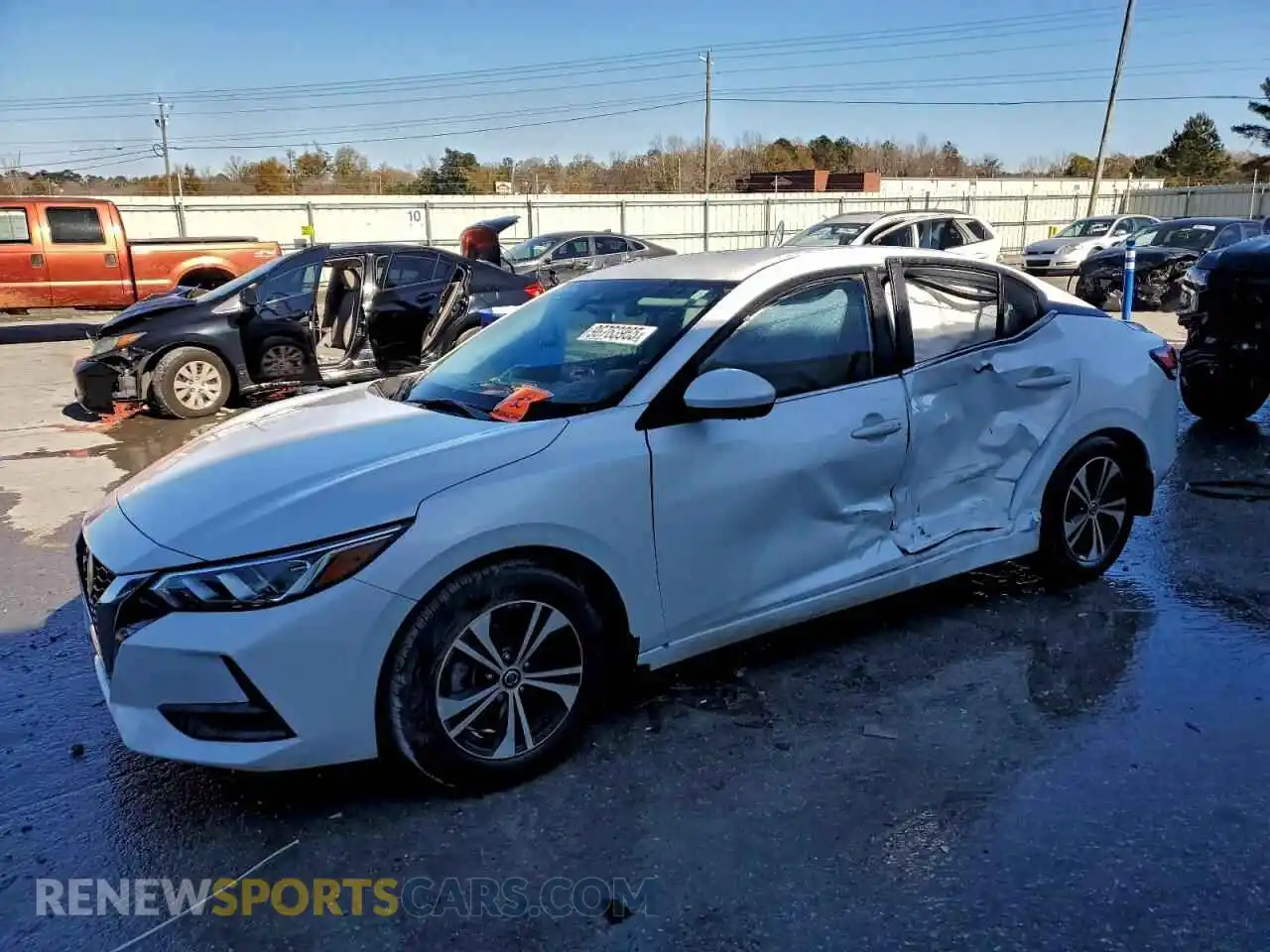 1 Photograph of a damaged car 3N1AB8CV2MY201479 NISSAN SENTRA 2021