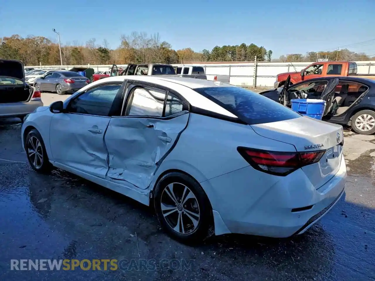 2 Photograph of a damaged car 3N1AB8CV2MY201479 NISSAN SENTRA 2021