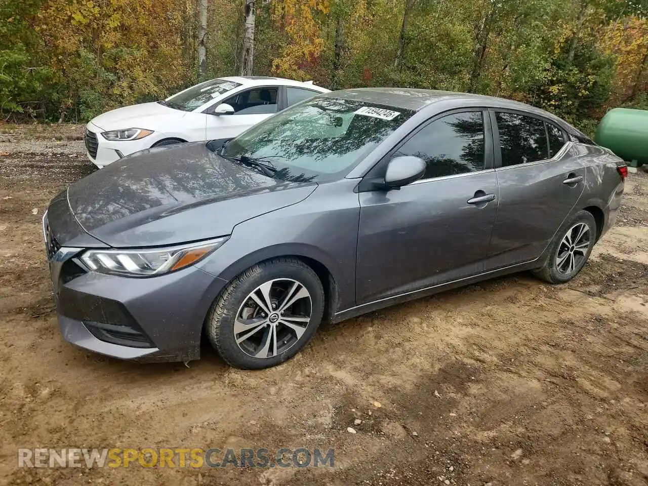 1 Photograph of a damaged car 3N1AB8CV2MY203684 NISSAN SENTRA 2021