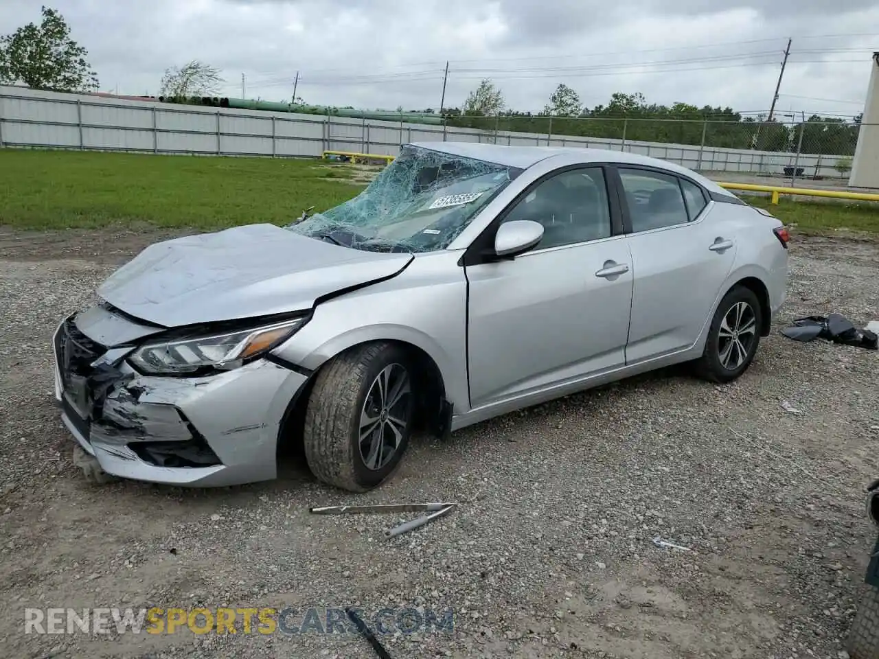 1 Photograph of a damaged car 3N1AB8CV2MY218024 NISSAN SENTRA 2021