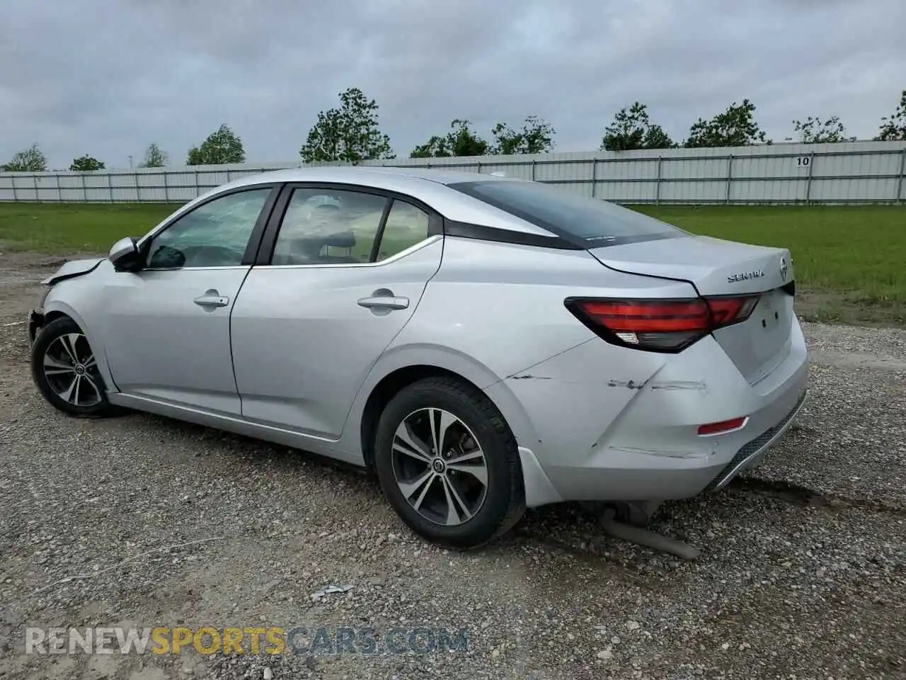 2 Photograph of a damaged car 3N1AB8CV2MY218024 NISSAN SENTRA 2021
