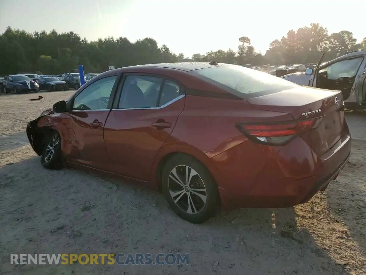 2 Photograph of a damaged car 3N1AB8CV2MY220761 NISSAN SENTRA 2021