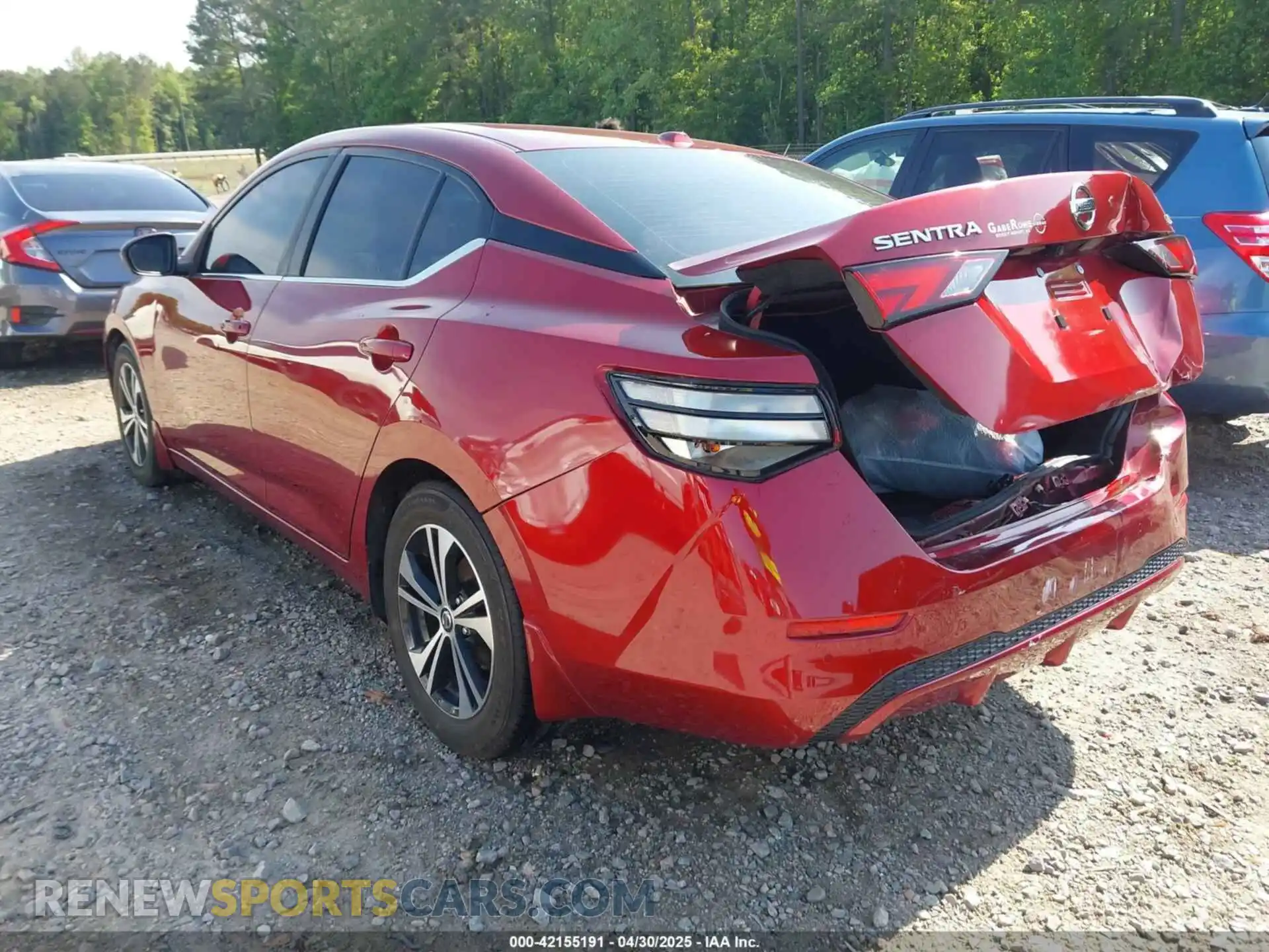 3 Photograph of a damaged car 3N1AB8CV2MY221960 NISSAN SENTRA 2021
