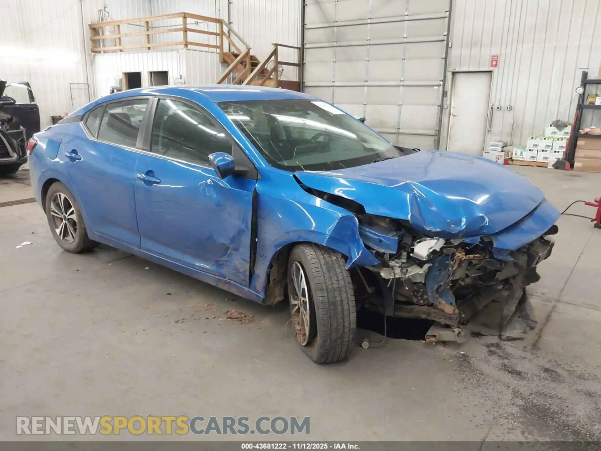 1 Photograph of a damaged car 3N1AB8CV2MY223210 NISSAN SENTRA 2021