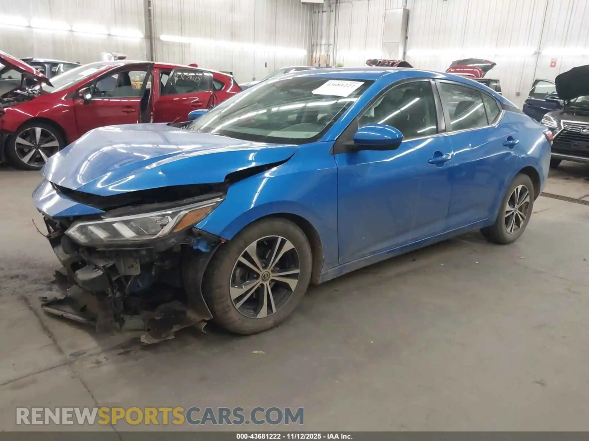 2 Photograph of a damaged car 3N1AB8CV2MY223210 NISSAN SENTRA 2021