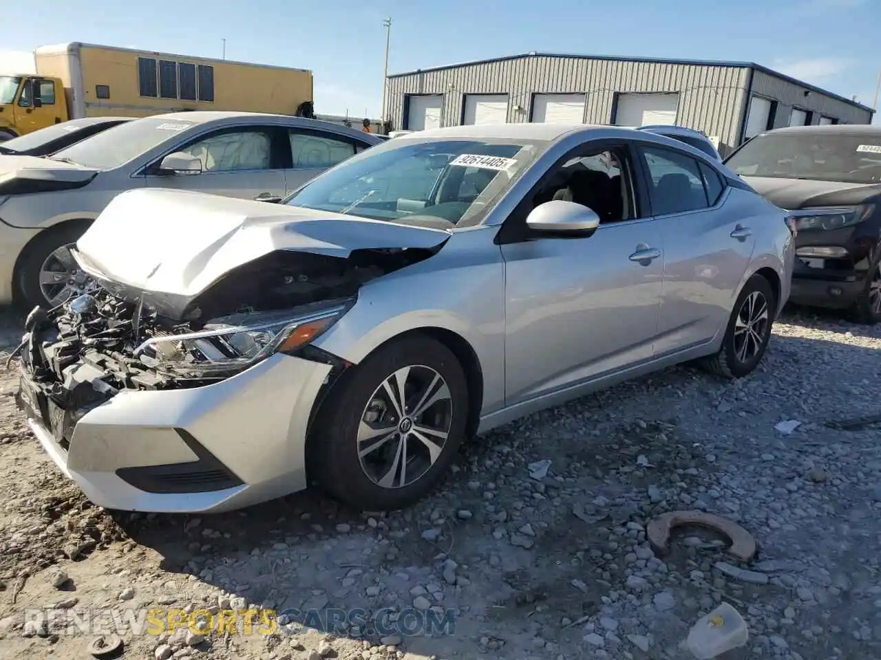 1 Photograph of a damaged car 3N1AB8CV2MY223644 NISSAN SENTRA 2021