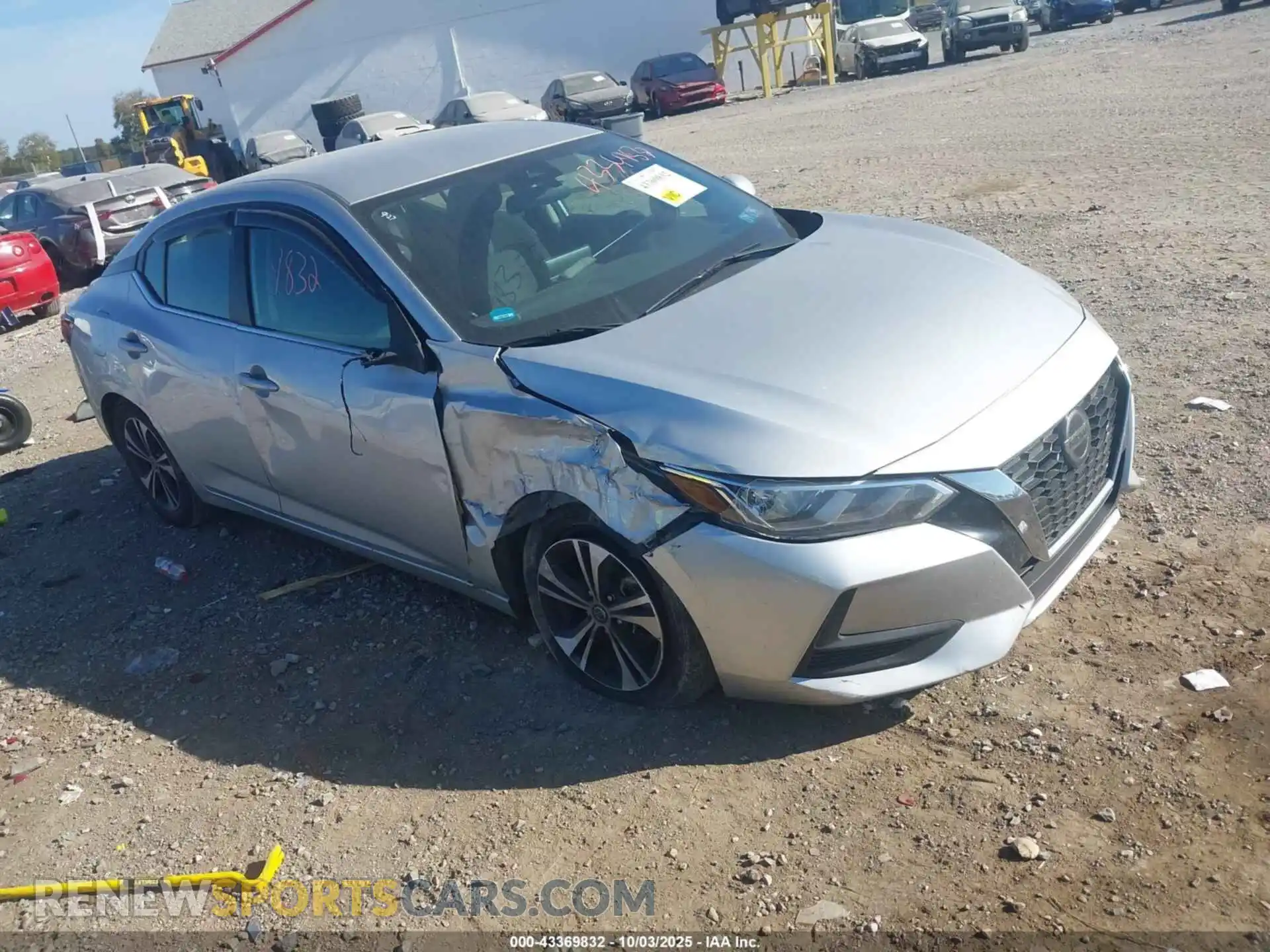 1 Photograph of a damaged car 3N1AB8CV2MY237320 NISSAN SENTRA 2021