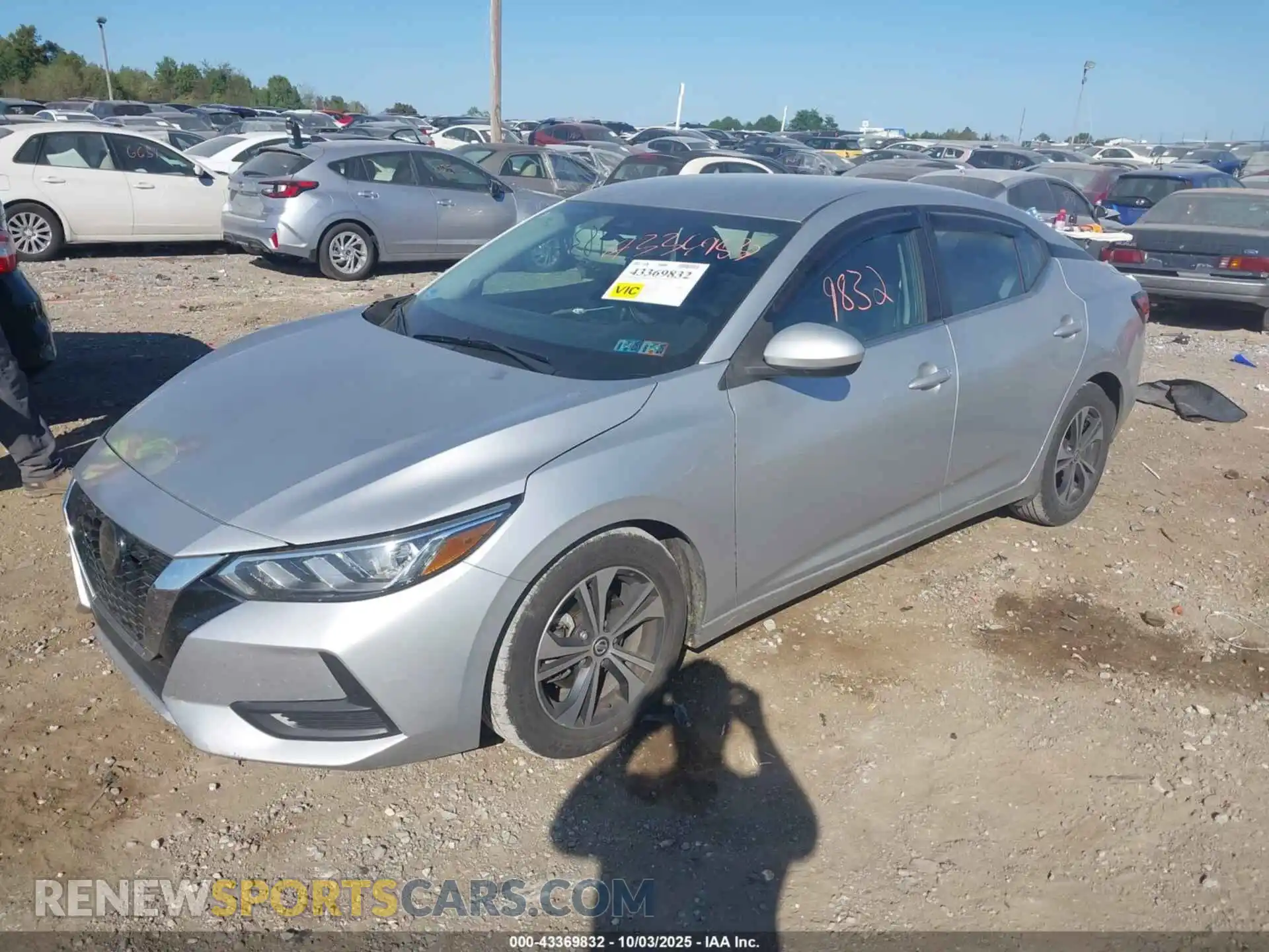 2 Photograph of a damaged car 3N1AB8CV2MY237320 NISSAN SENTRA 2021