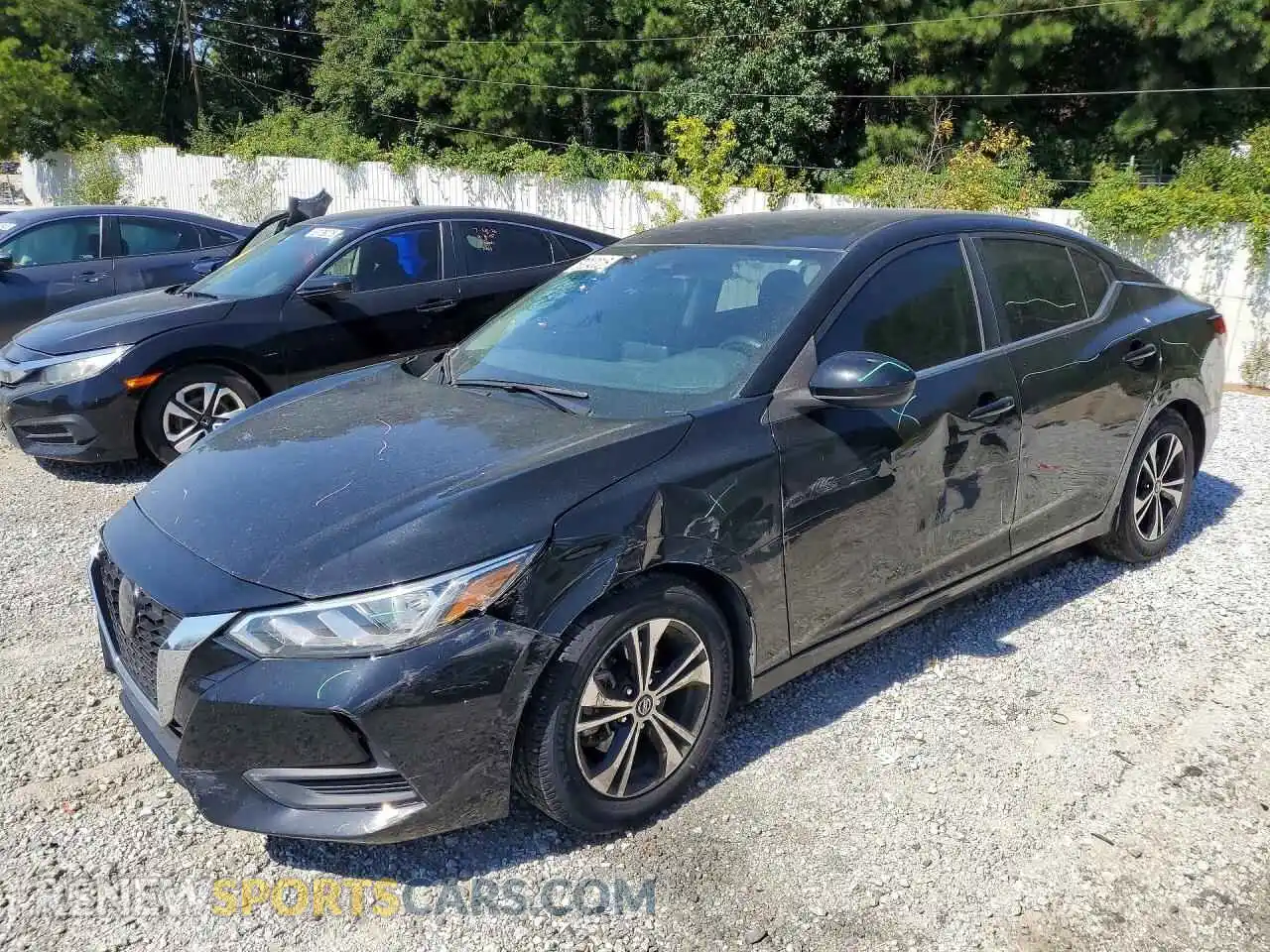 1 Photograph of a damaged car 3N1AB8CV2MY237379 NISSAN SENTRA 2021