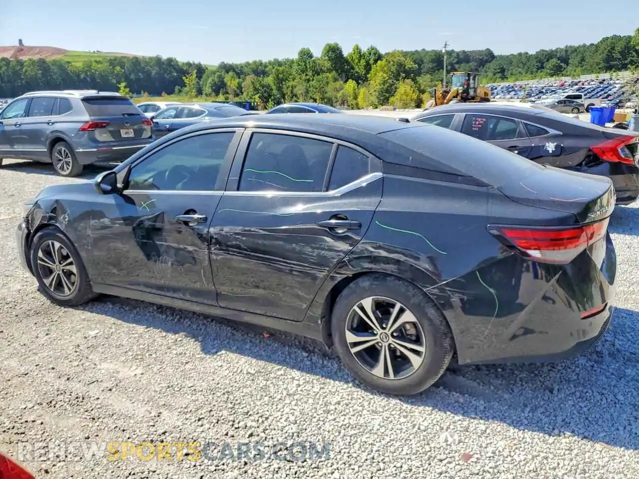 2 Photograph of a damaged car 3N1AB8CV2MY237379 NISSAN SENTRA 2021