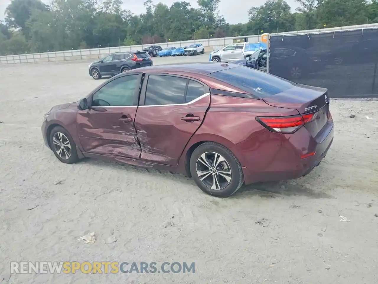 2 Photograph of a damaged car 3N1AB8CV2MY249807 NISSAN SENTRA 2021