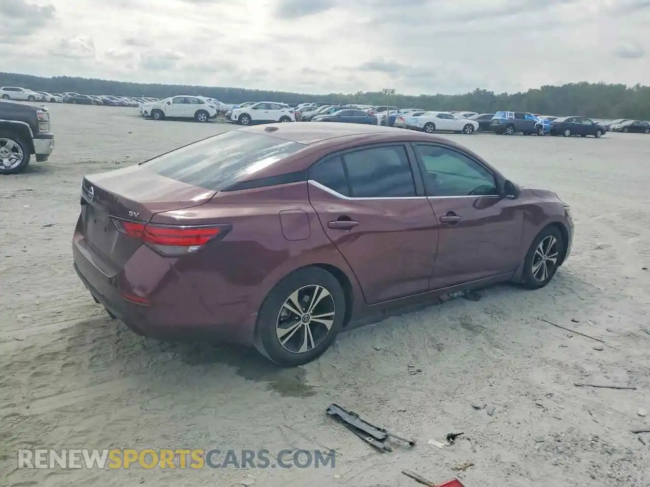 3 Photograph of a damaged car 3N1AB8CV2MY249807 NISSAN SENTRA 2021